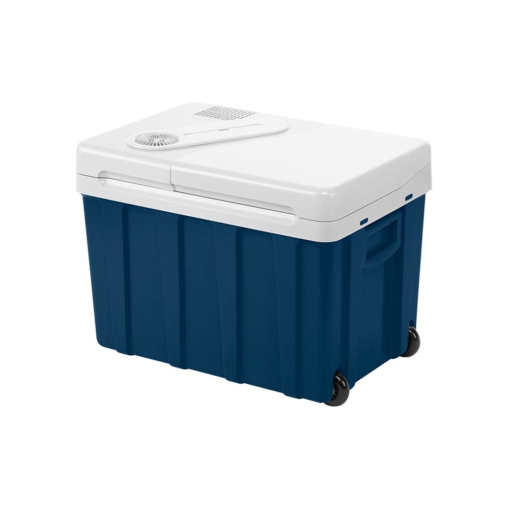 Mobicool MQ40W Kühlbox mit Rollen | Elektrisch | 39 L | 12V, 230V | für Auto, Boot, Reisemobil und Steckdose