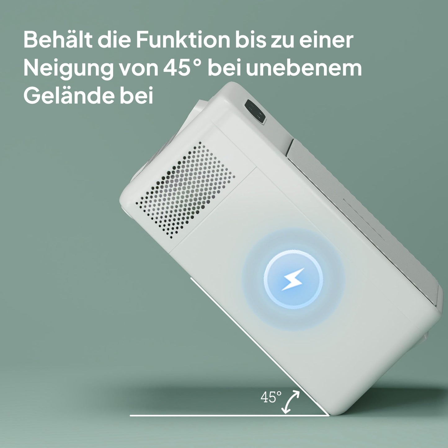 Outsunny Kompressor Kühlbox 16,8 L – Elektrisch, bis -20 °C, leise mit LED & ECO-Modus, 12/230 V Mini-Gefrierbox für Auto, Boot & Reisen, cremeweiß