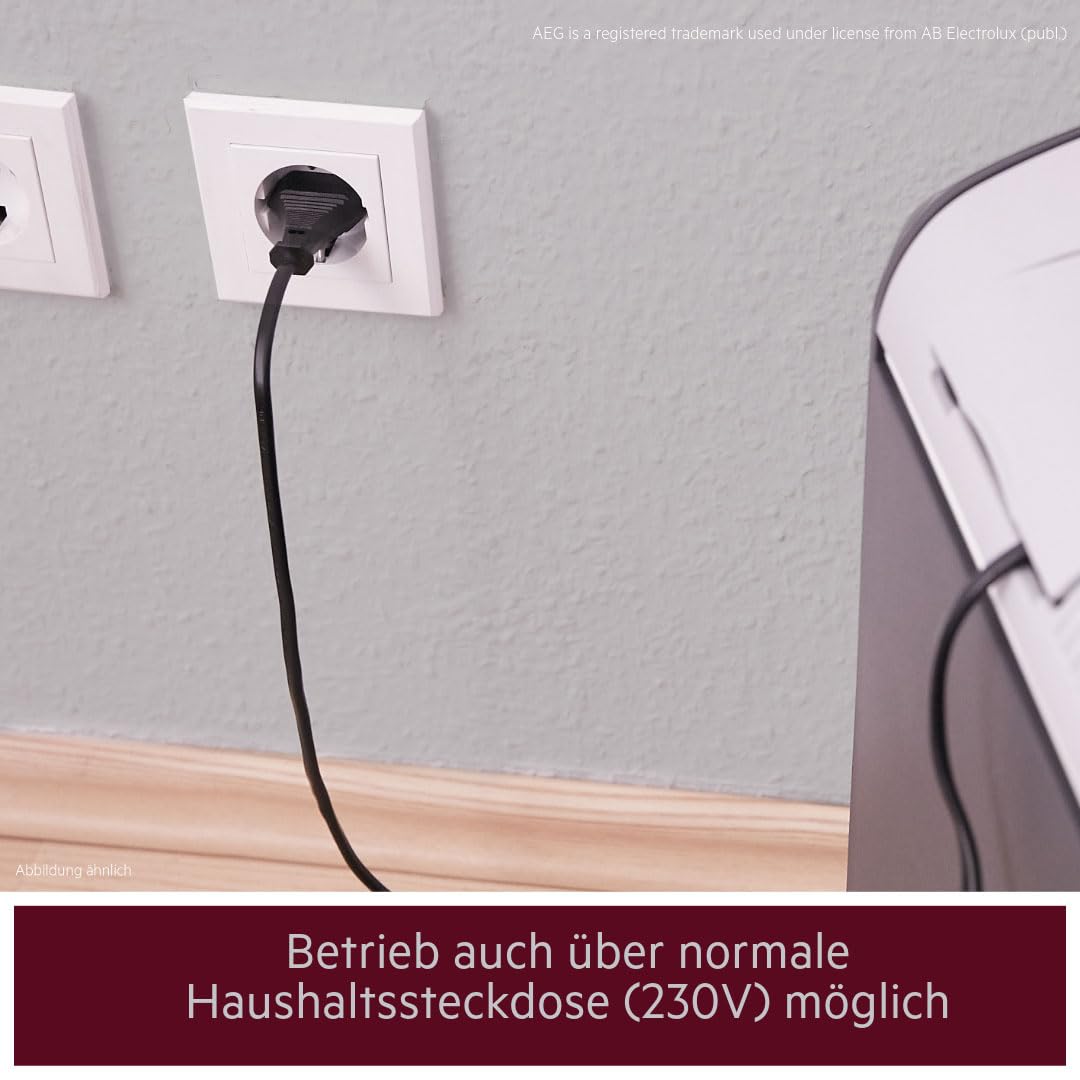 AEG Automotive Thermoelektrische Kühlbox KK 28 Liter, 12/230 Volt für Auto und Steckdose, schwarz