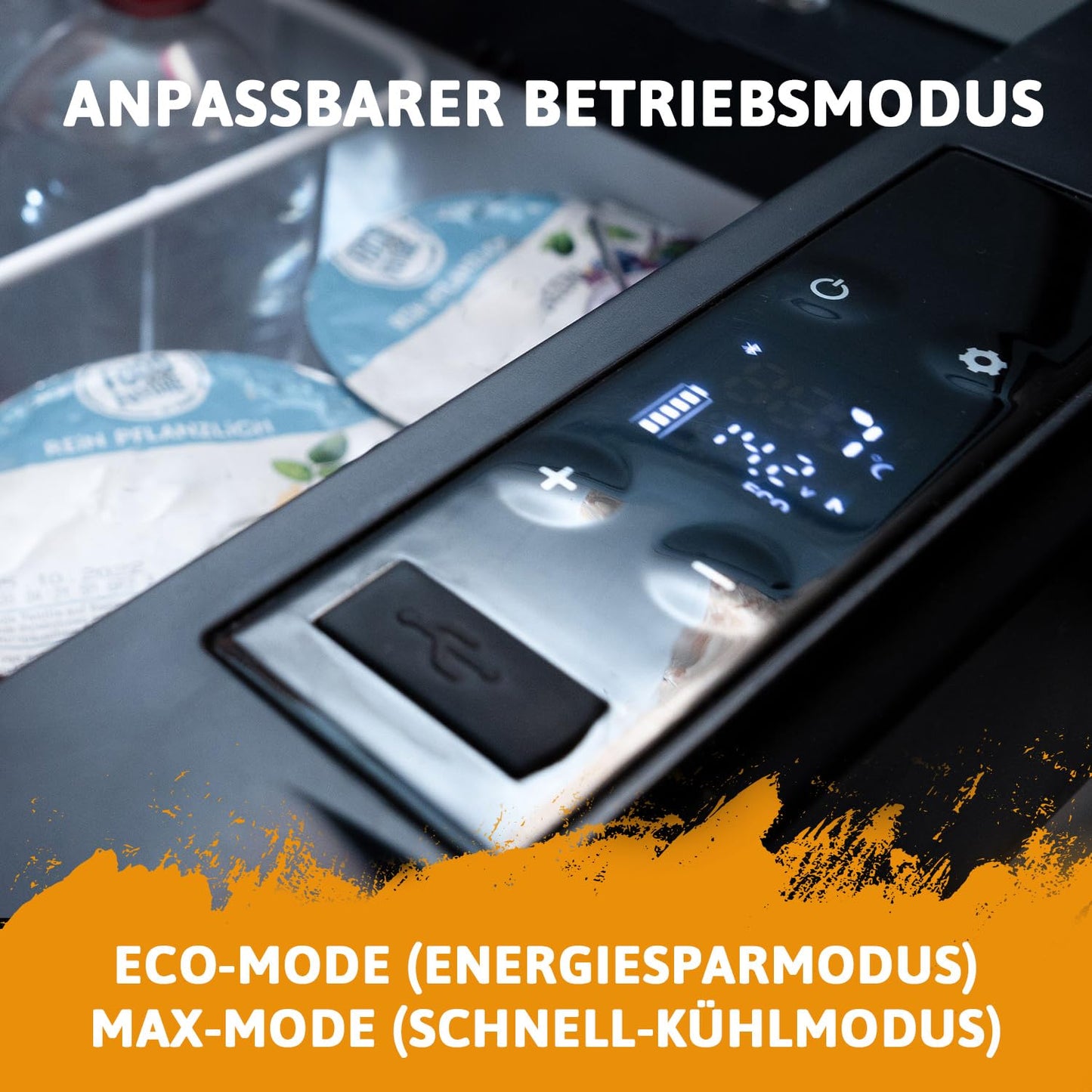 CROSS TOOLS ICEBOX 25 – Kompressor Kühlbox 22 L, bis -20 °C, mit App-Steuerung, 12/24 V & 230 V, tragbare Gefrierbox für Auto & Camping