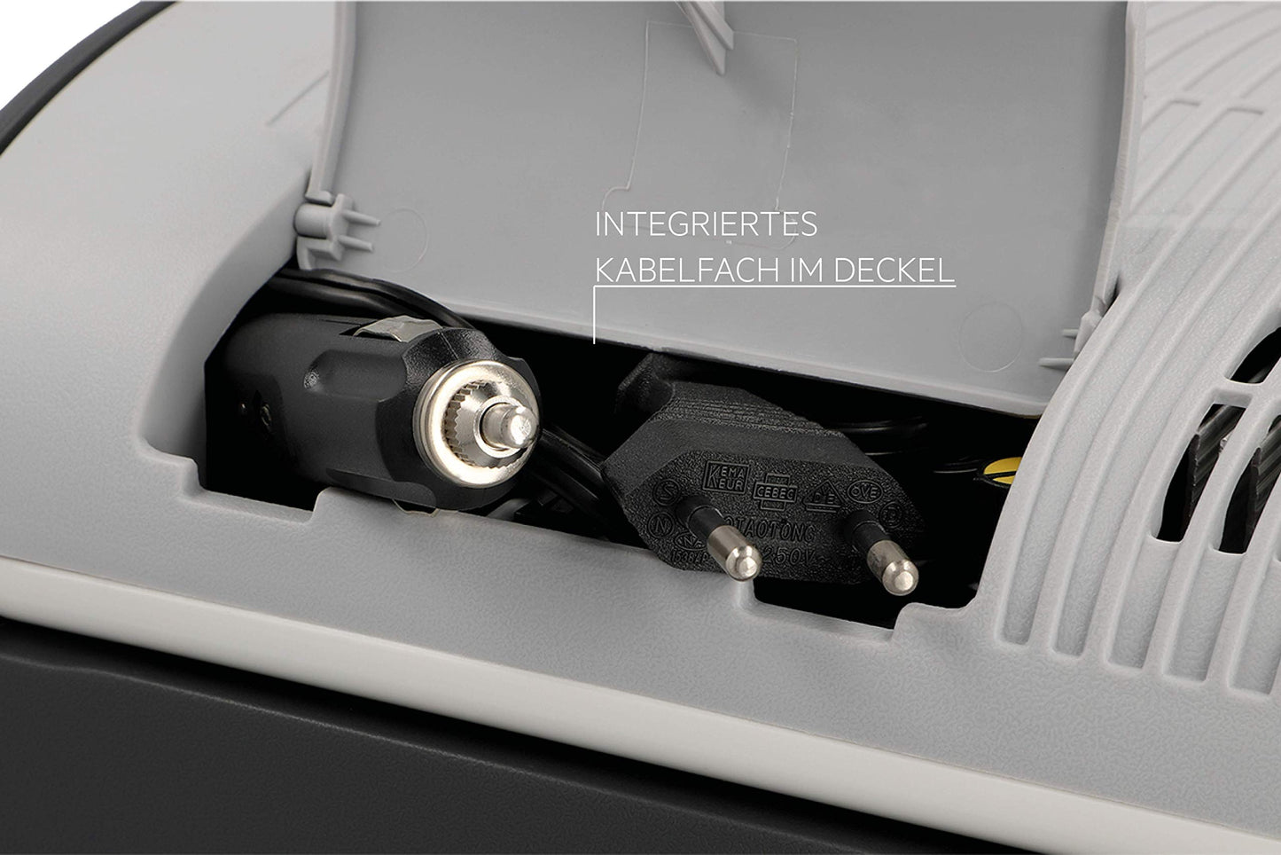 AEG Automotive Thermoelektrische Kühlbox KK 20 Liter, 12/230 Volt für Auto und Steckdose