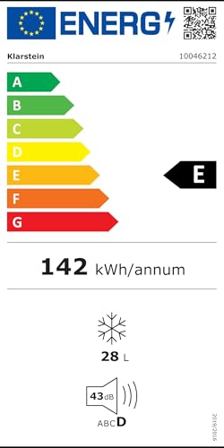 Klarstein PolarForce Kühlbox 30 L – Tragbare Kompressor-Gefrierbox mit LCD, -20 °C bis 20 °C, 12 V/230 V & ECO-Modus, ideal für Camping