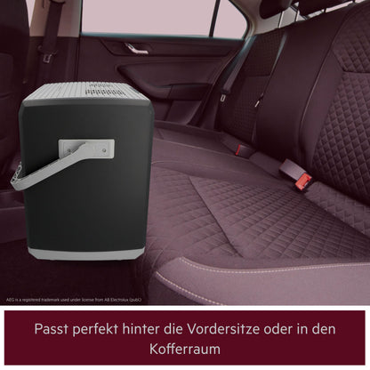 AEG Automotive Thermoelektrische Kühlbox KK 28 Liter, 12/230 Volt für Auto und Steckdose, schwarz